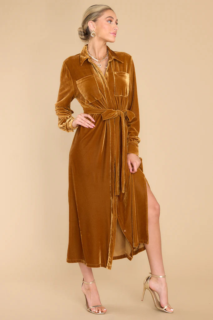 Just Watch Honey Midi Dress | Red Dress 