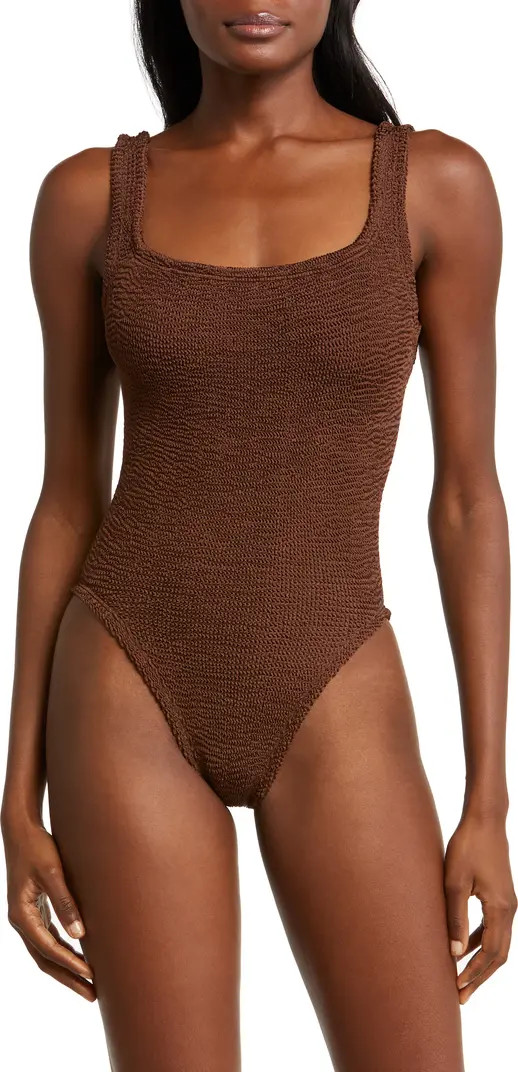 Square Neck One-Piece Swimsuit | Nordstrom