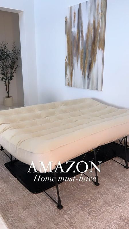 Amazon home must have 
This self inflate queen bed is just the perfect bed to have to host guests .
It’s so easy to put away and it only takes less than 4 min to inflate and deflate 🙌🏻🙌🏻

#LTKxPrime #LTKfamily #LTKhome
