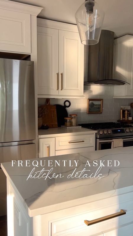 Frequently asked questions about our kitchen - linking our tile and cabinet pulls 

#LTKunder50 #LTKhome #LTKsalealert