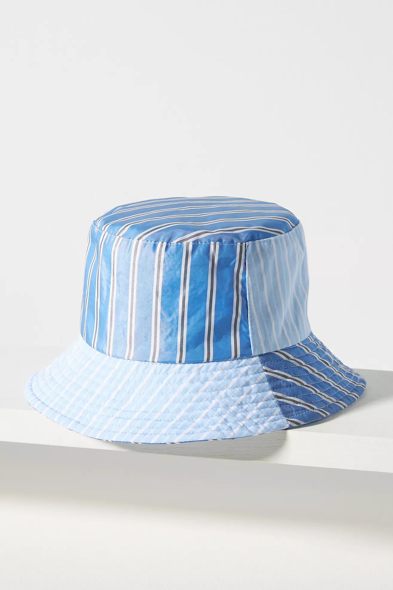 Cotton Pinstripe Bucket Hat | Anthropologie (US)