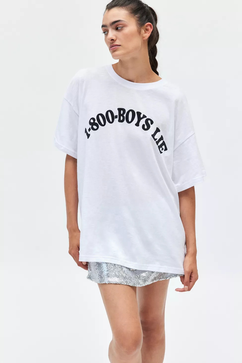 Boys Lie 1-800 Oversized Graphic Tee | Urban Outfitters (US and RoW)
