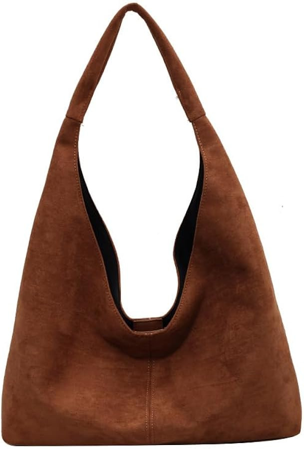 YFGBCX Tote Bags Slouchy Suede Bag for Women Suede Tote Bag Work Hobo Bags Suede Bag Hobo Handbag... | Amazon (US)