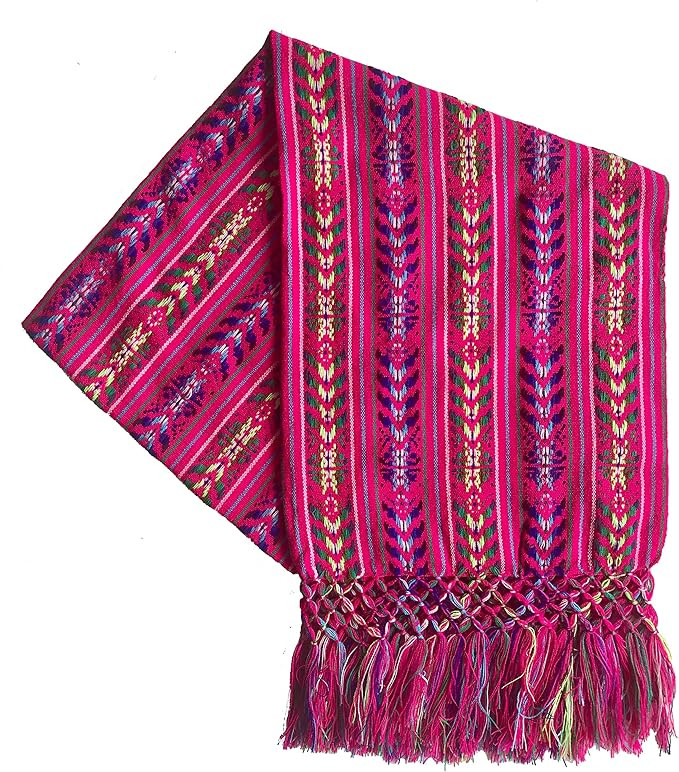 Alkimia Inc Mexican Handmade Colorful Rebozo Shawl | Amazon (US)