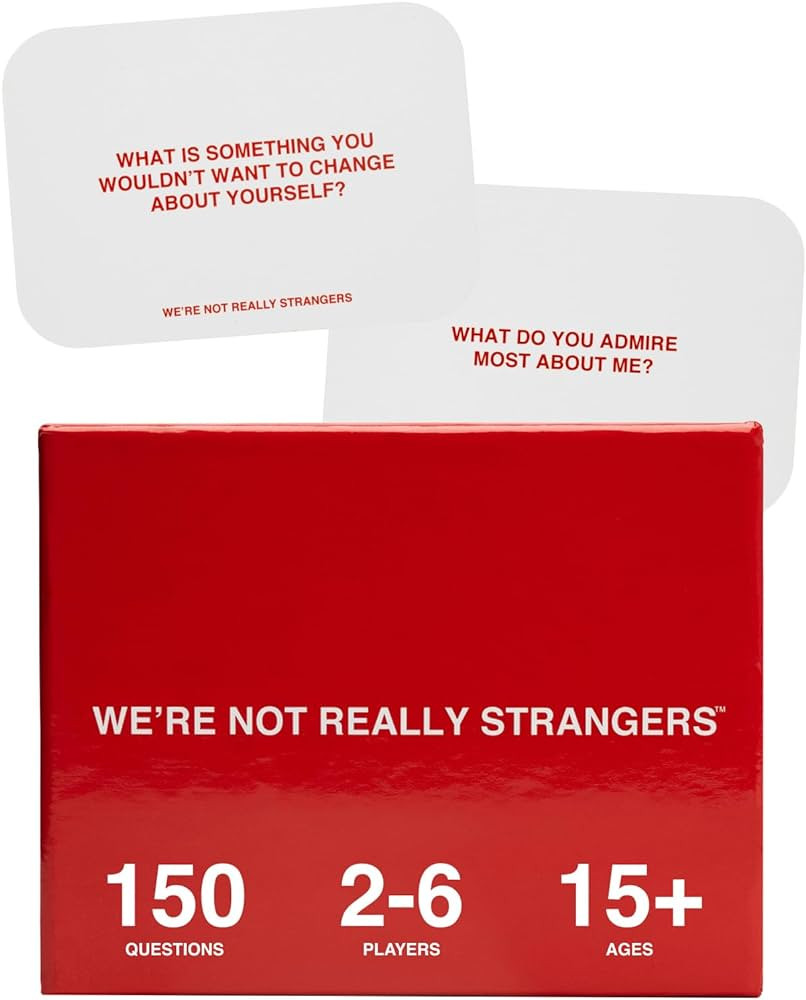 WE'RE NOT REALLY STRANGERS Card Game - 150 Conversation Cards for Adults, Teens, Couples, and Str... | Amazon (US)