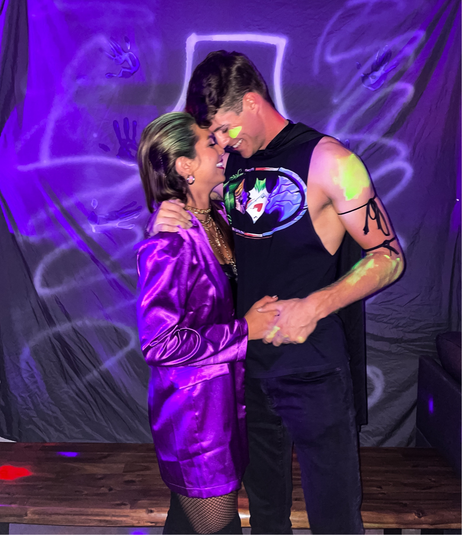 Joker and Batman couple Halloween costume🃏💜

#LTKHoliday #LTKHalloween #LTKFindsUnder50