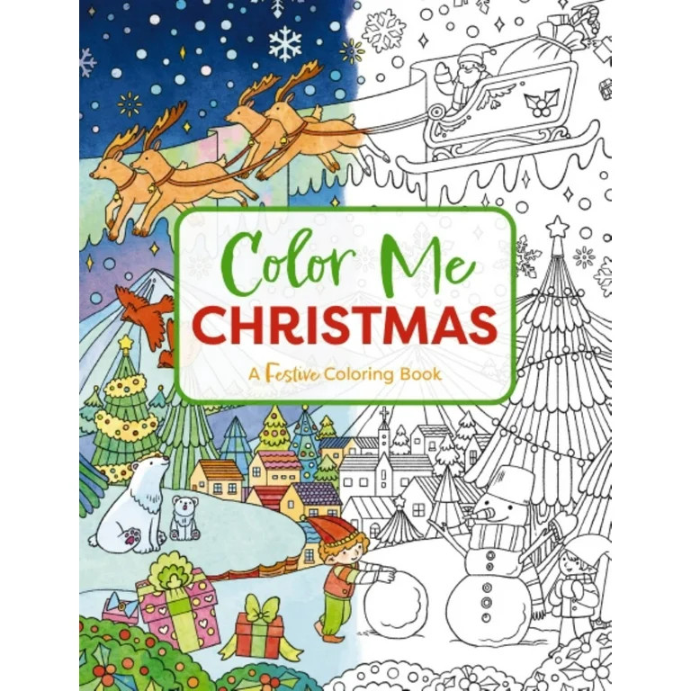 Libros para Colorear Coloreame Navidad: un Libro Festivo para Colorear para Adultos, (Rústica) | Walmart (US)