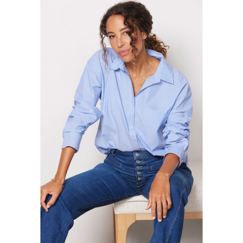 SANCTUARY Stripe New Modern Tunic | EVEREVE | Evereve