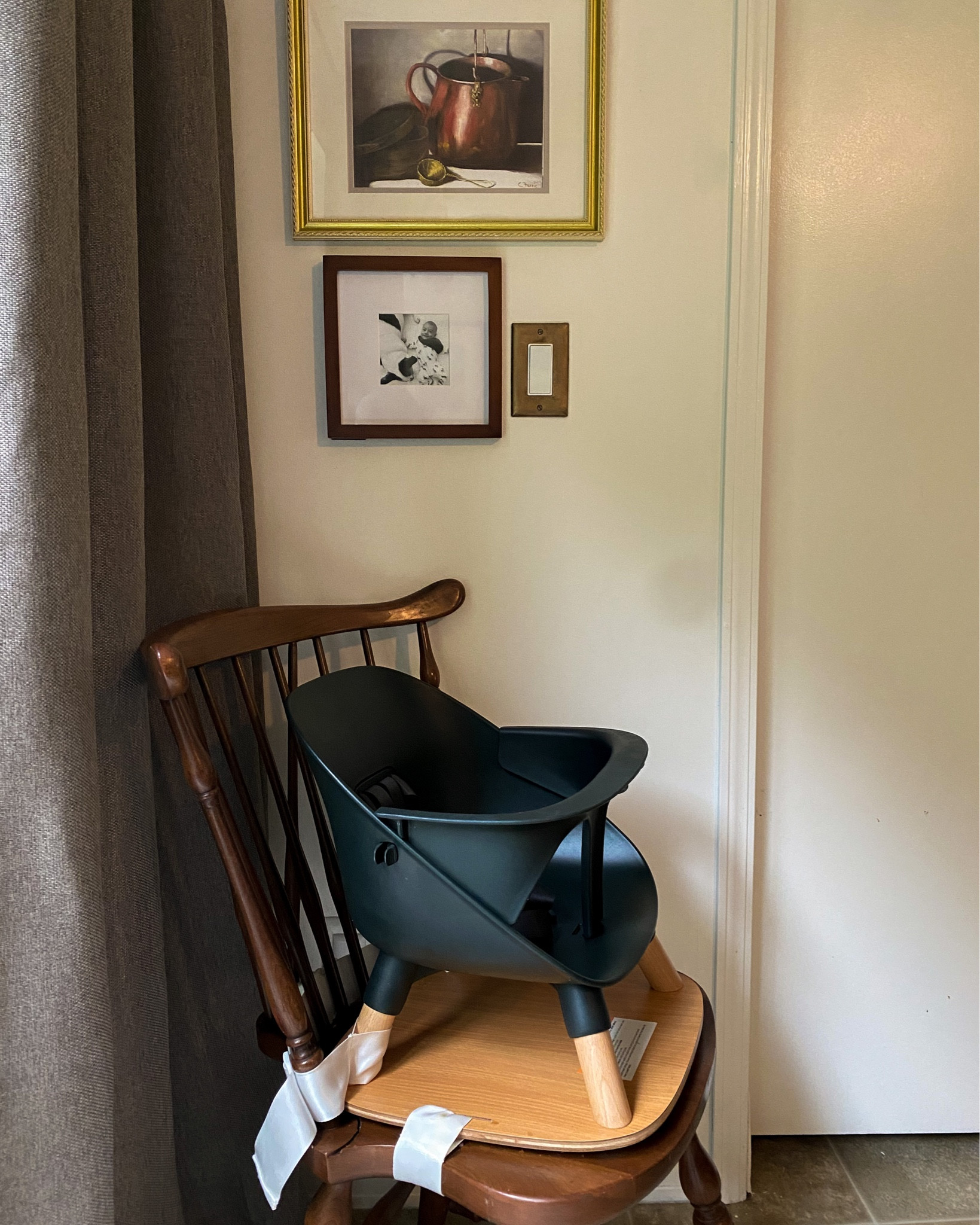 Still loving this high chair! We transitioned it to a booster seat for Shepherd and he’s been LOVING it! Easy to clean, too! 

Traditional dining room. Booster seat. Toddler booster seat. Black high chair 

#LTKbaby #LTKfamily #LTKhome