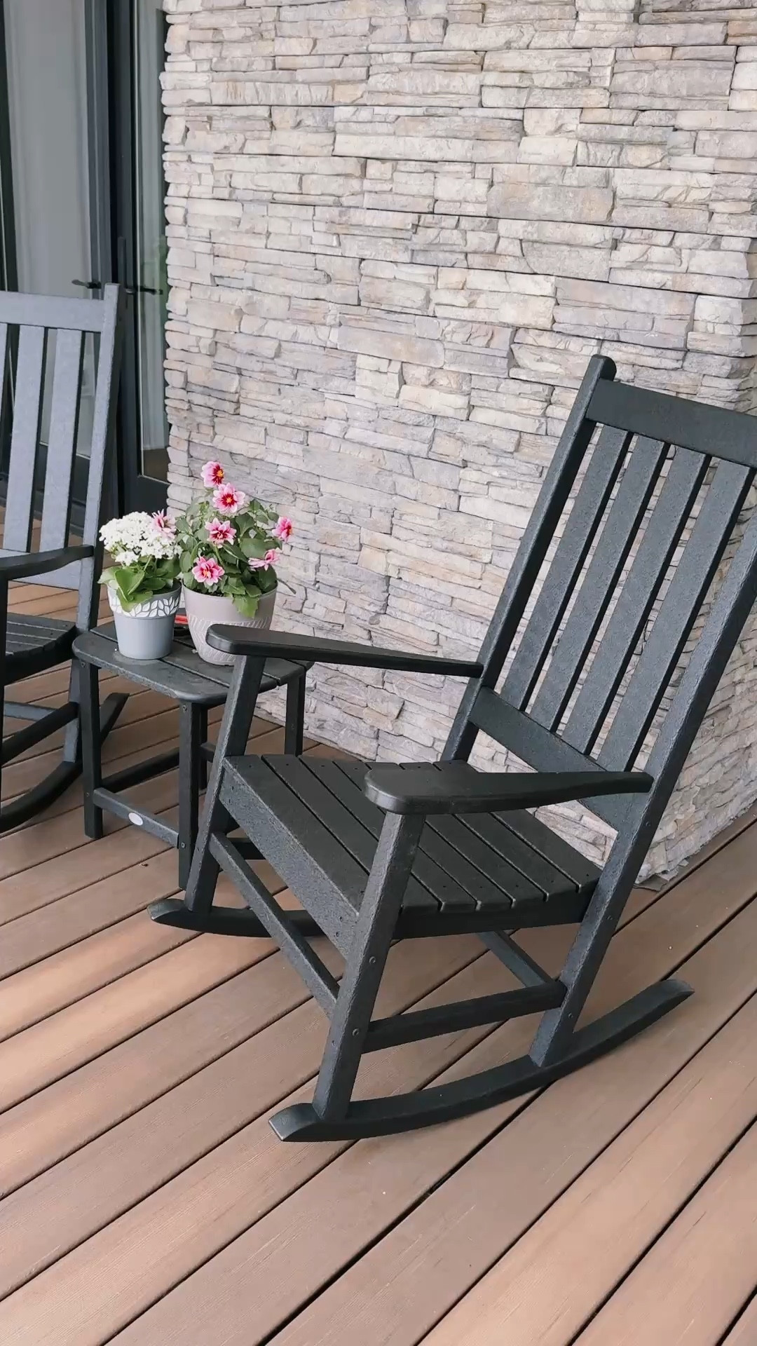 My favorite all weather rocking chair set! Fade resistant and made to withstand all weather. 

#LTKSaleAlert #LTKHome