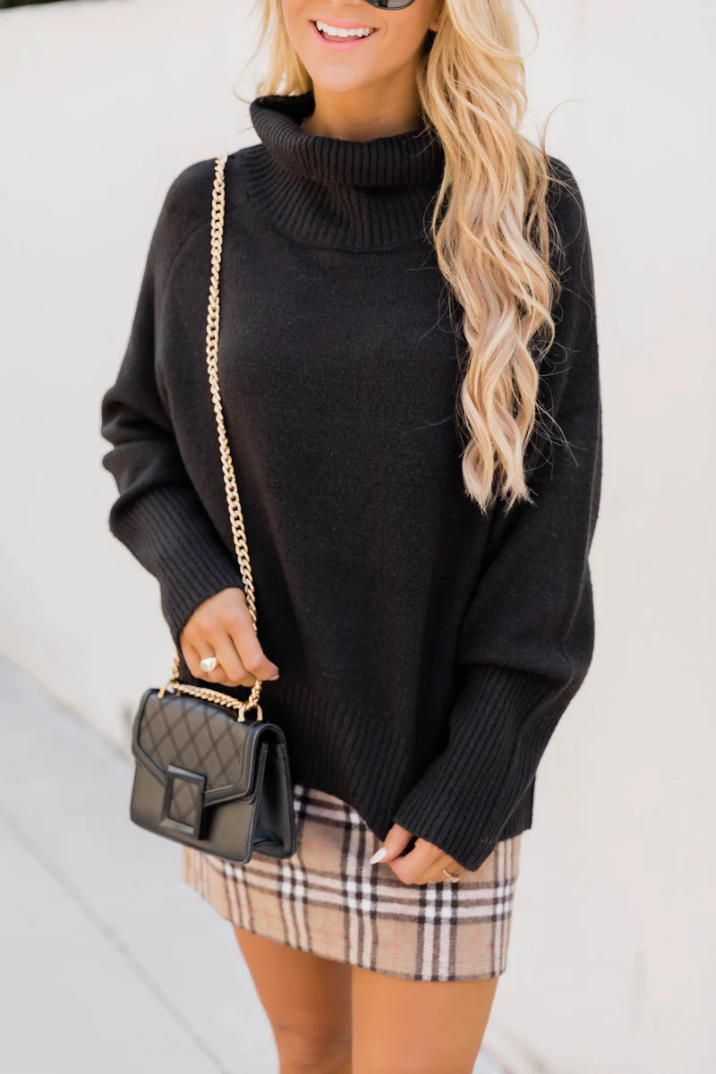 If You'll Love Me Black Sweater | The Pink Lily Boutique
