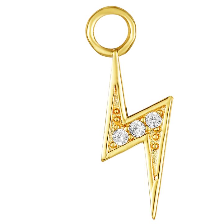 ICONS Mini Lightning Bolt Earring Charms | Melinda Maria