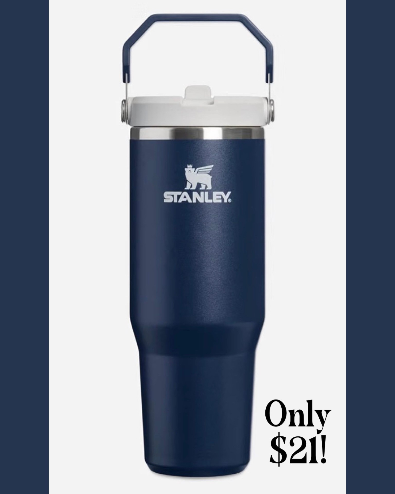 The beautiful new Deep Navy Stanley 30oz IceFlow is on flash sale today for only $21! This color is so rich and pretty in person. If this is a team color of any of your favorite teams, also a fun one to grab at a great price! 💦

#LTKSaleAlert #LTKHome #LTKActive