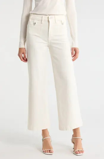 Anessa High Waist Ankle Wide Leg Jeans | Nordstrom