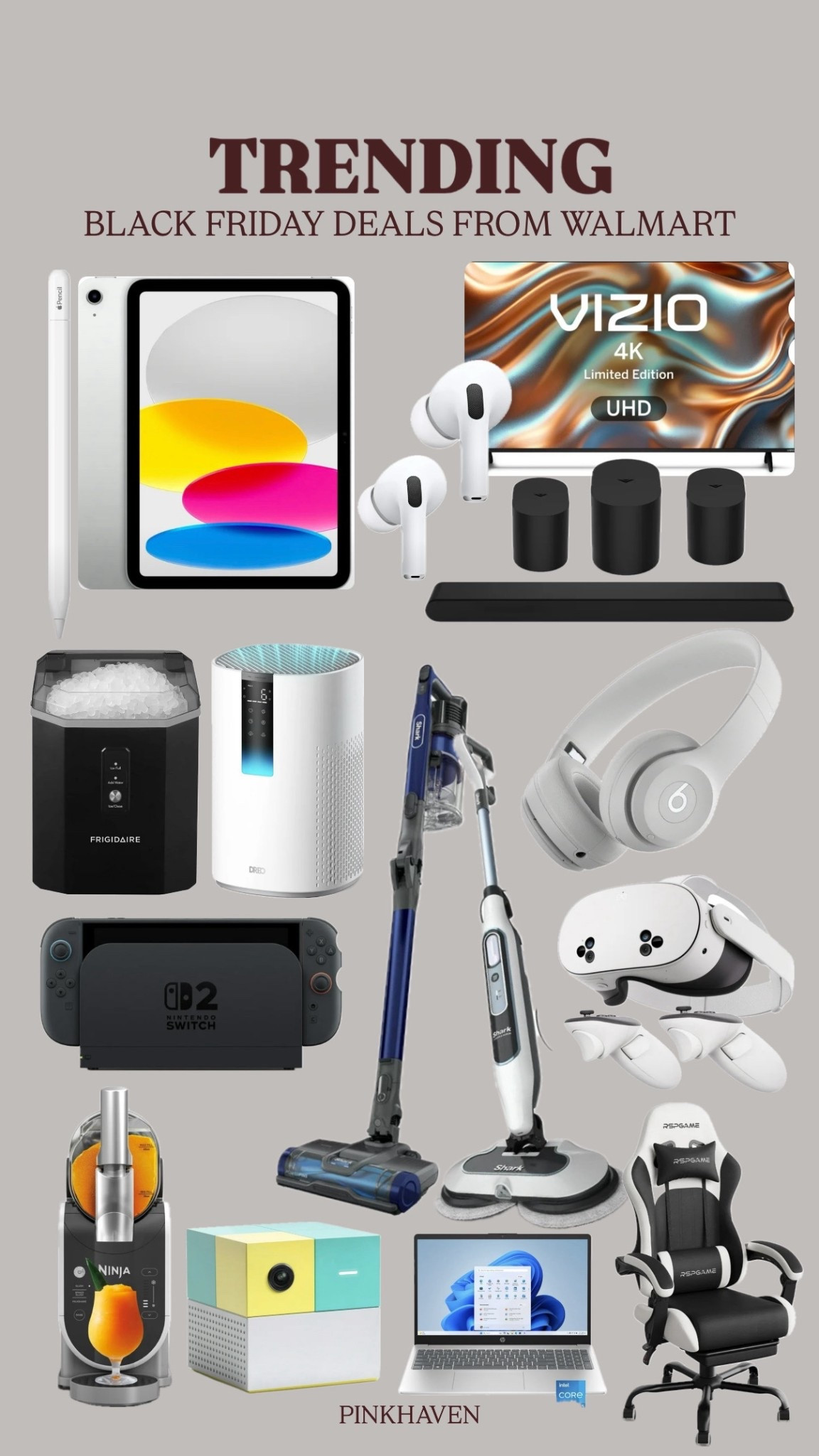 Black Friday trending deals on tech, vacuums and more at Walmart 

#tech #blackfriday #sale #salealert #holidayshopping #christmas #cyberweek #walmart #trending #topselling #airpods #tablet #nex #soundsystem #giftforhim #musthaves 

#LTKCyberWeek #LTKHome #LTKSaleAlert