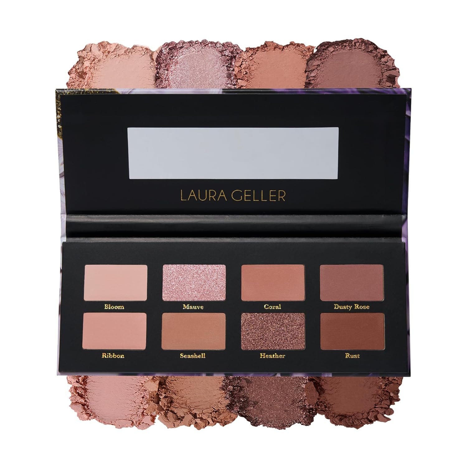 LAURA GELLER NEW YORK Blend Away Rosy & Rustic 8 Multi-Finish Eyeshadows | Amazon (US)