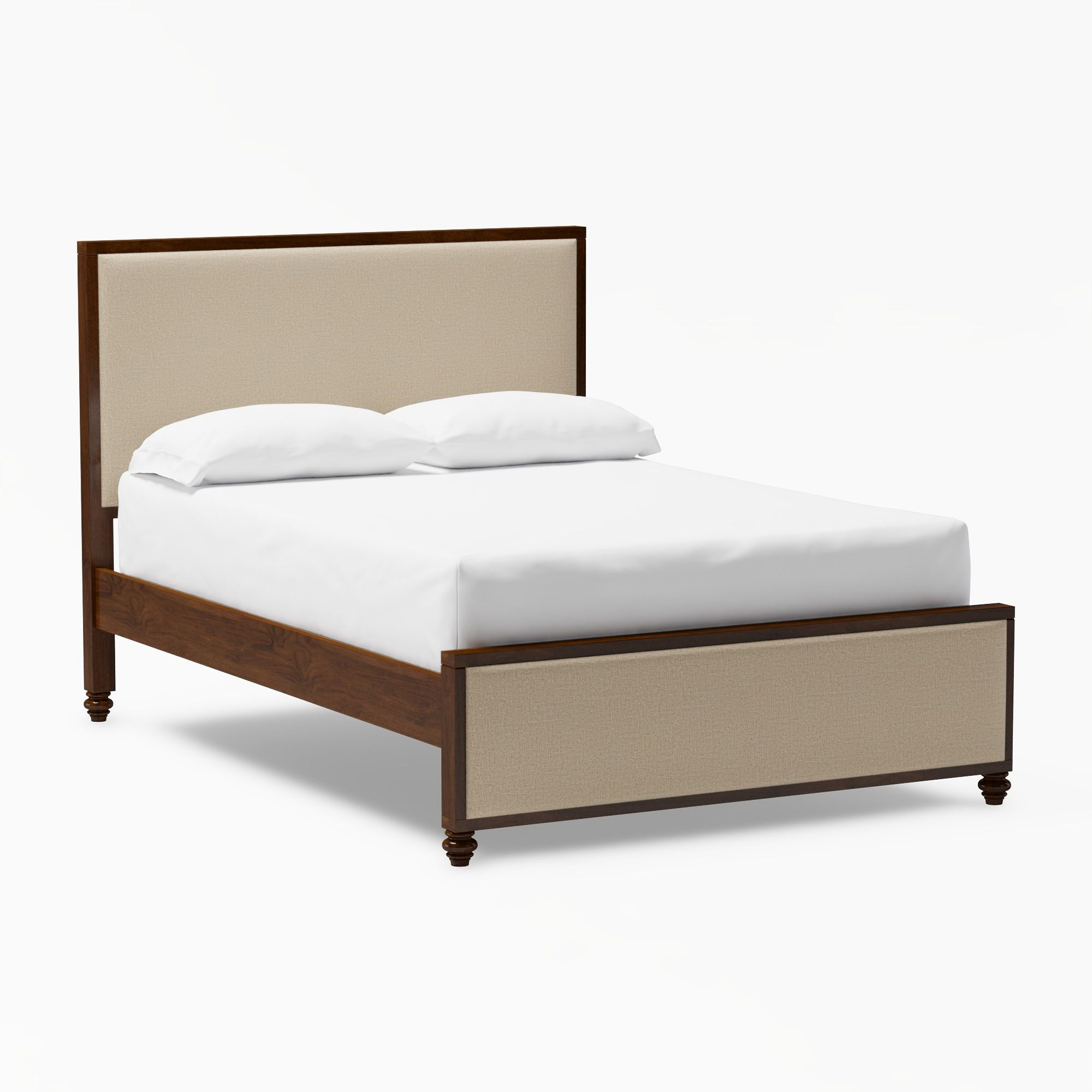 Campaign Classic Bed, Full, Heritage Walnut, White Glove Delivery | Pottery Barn Teen