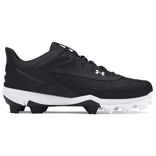 Boys Under Armour Under Armour Leadoff Low RM JR 3.0 - Boys' Grade School Baseball Shoe White/Black/Black Size 06.0 | Kids Foot Locker (US)