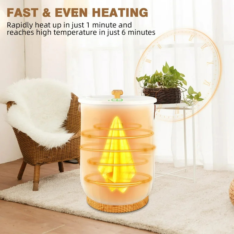 Keenray Towel Warmer Bucket, Luxury Hot Towel Warmer with LED Display for Bathroom, Adjustable Ti... | Walmart (US)