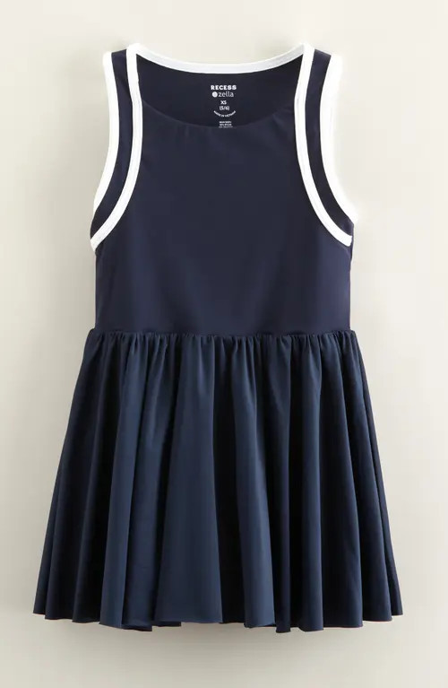 Recess Pickleball x Zella Kids' Cross Court Skort Dress in Navy Sapphire at Nordstrom, Size Xl | Nordstrom