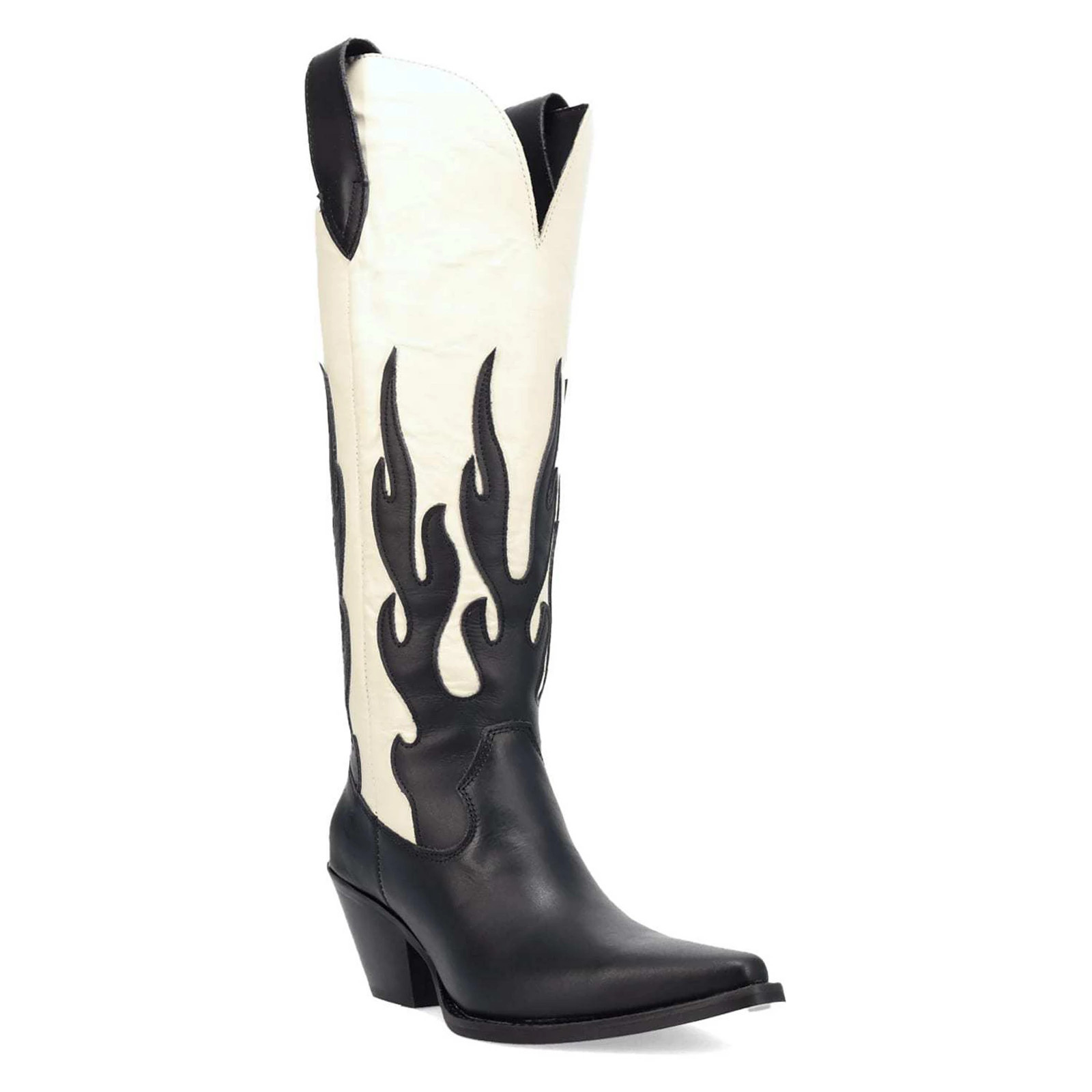 Dingo Burnin' Love Women's Leather Knee-High Boots, Size: 6.5, Black | Kohl's