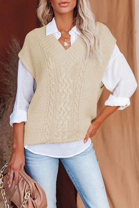 Fall Outfit 
Sweater Vest
Fall Dress
Fall Sweater 
Fall Outfits
Jeans 


#LTKU #LTKstyletip #LTKSeasonal #LTKsalealert #LTKfindsunder50
