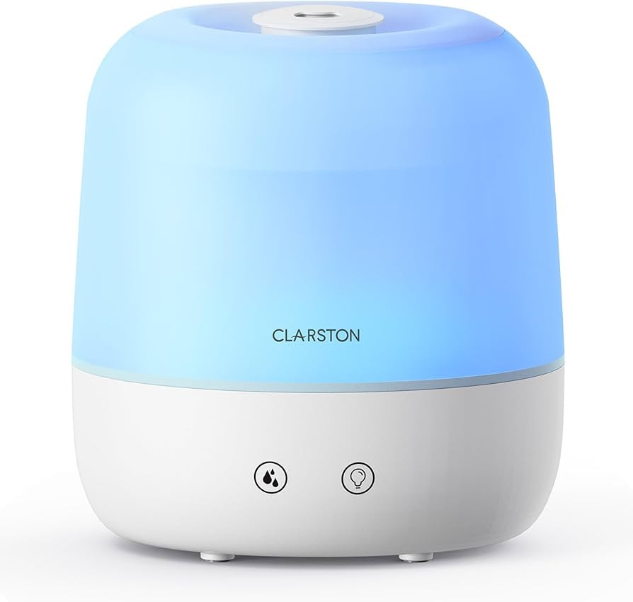 2L Cool Mist Humidifier for Bedroom with 360° Adjustable Nozzle, High and Low Mist Levels, Ultra... | Amazon (US)