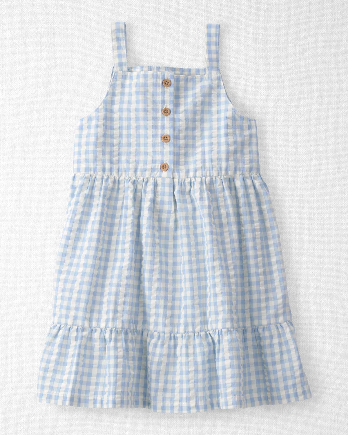 Toddler Girl Seersucker Dress Made with Organic Cotton - Little Planet | Carter's | Carter's Inc