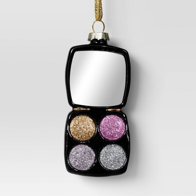 Christmas Black Glass Eyeshadow Palette Ornament - Wondershop™ | Target