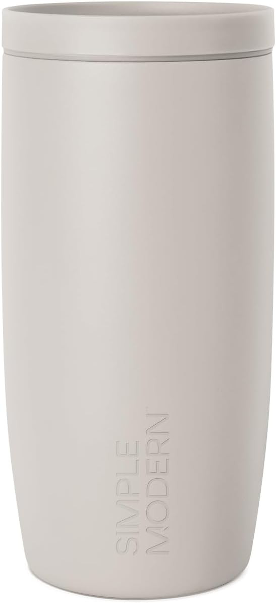 Simple Modern Travel Coffee Mug Tumbler with 360° Lid | Ceramic-Lined Insulated Stainless Steel ... | Amazon (US)