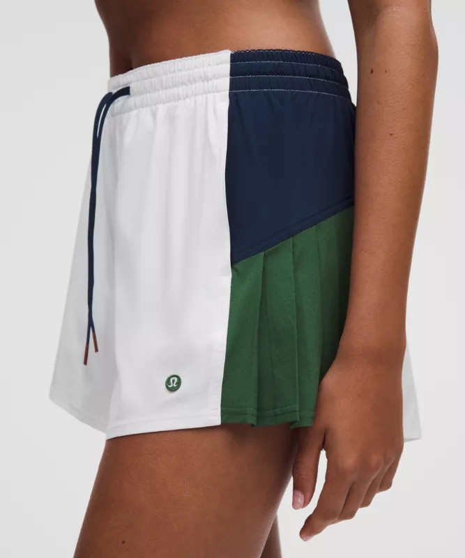 Court Champ Side-Pleat High-Rise Tennis Short 3" | lululemon (AU)