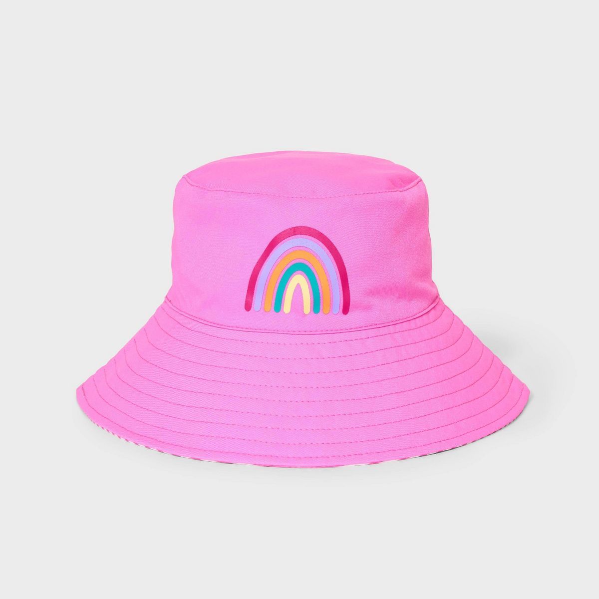 Girls' Reversible Bucket Hat - Cat & Jack™ Pink | Target