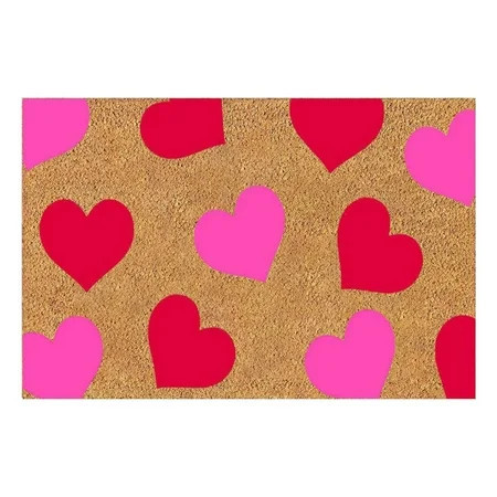 Valentine's Day Door Mat – Coir Doormat for Outdoor Entrance, Durable Welcome Mat With Non-Slip Backing, Housewarming Gift, Perfect for Front Door and Entryway - Outdoor/Indoor | Walmart (US)