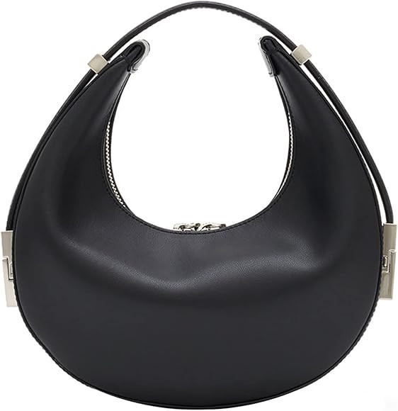 Women Handbag Shoulder Bag Clutch Bag Fashion Hobo Tote Bag Mini Moon Bag | Amazon (US)