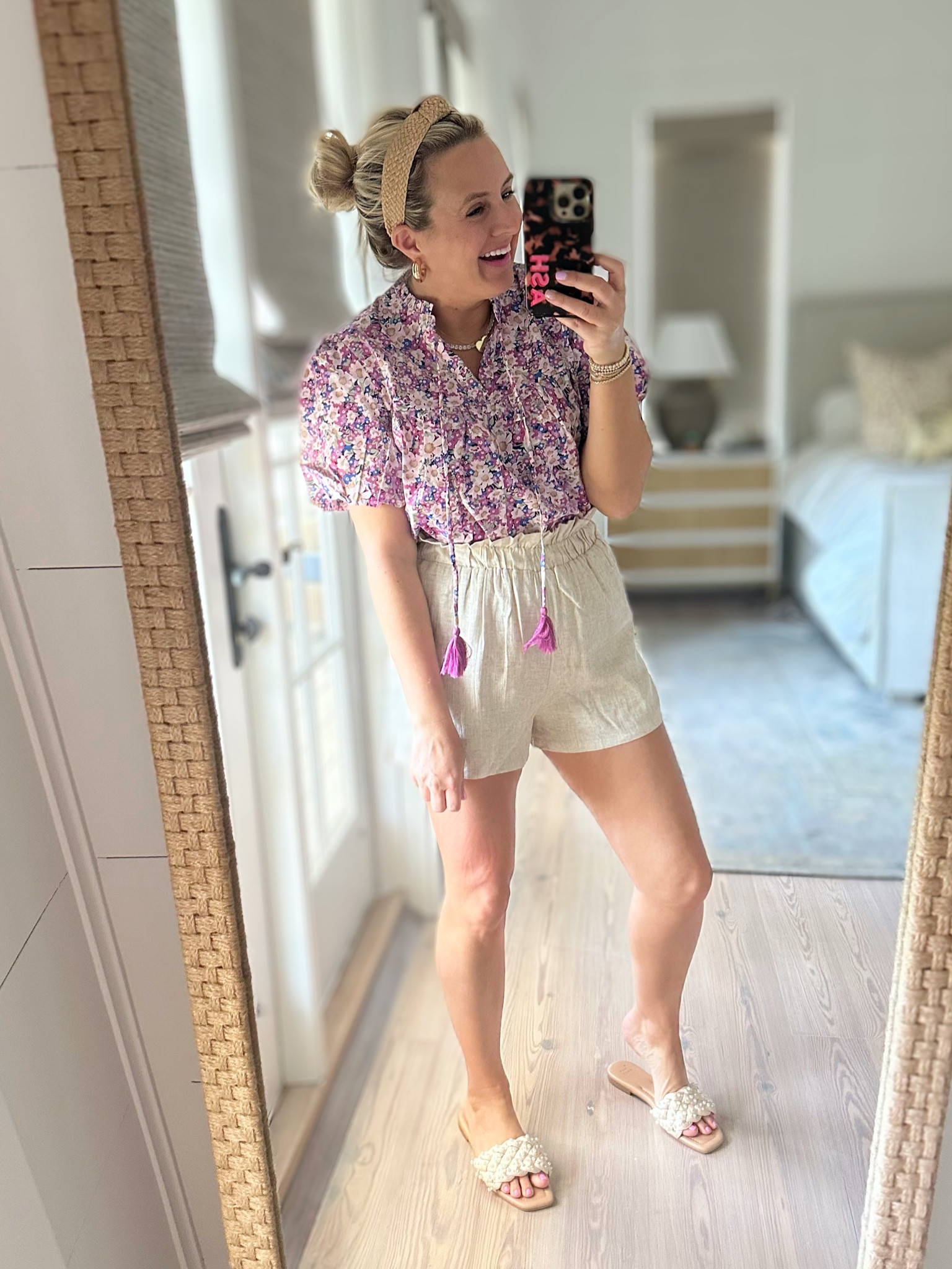 Love a good paper bag waist shorts. Code FANCY15 for 15% off

#LTKunder50 #LTKstyletip #LTKSeasonal