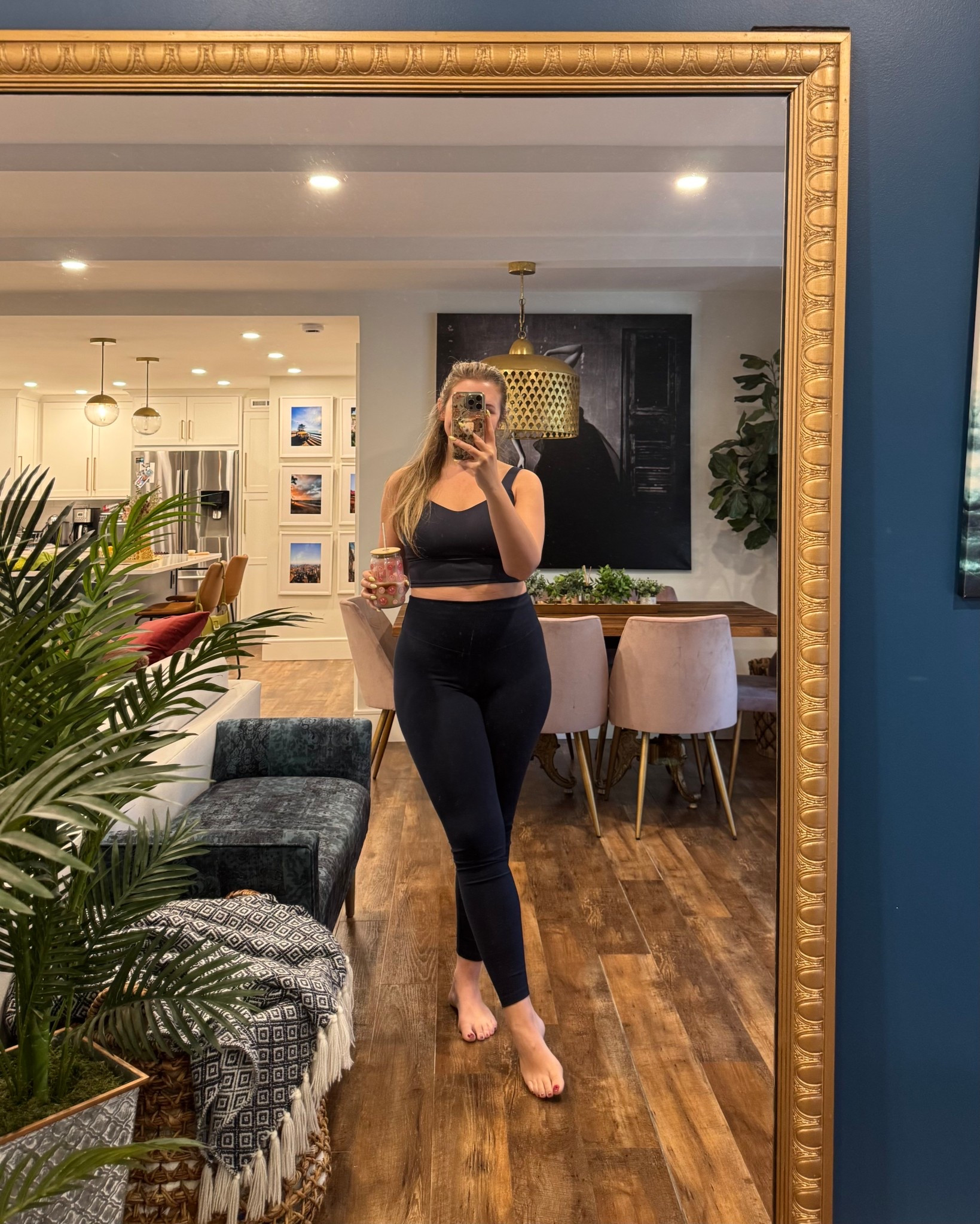 Blue workout set, wearing a large in both

#LTKFindsUnder50 #LTKMidsize #LTKActive