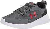 Under Armour Men's Essential Walking Shoe, Pitch Gray (100)/Red, 9.5 | Amazon (US)