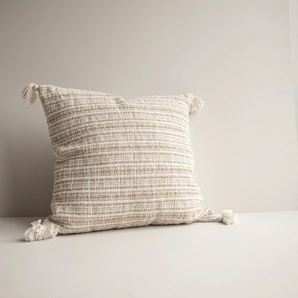 Dakota Fields Rockleigh Fringed Cotton Throw Pillow | Wayfair | Wayfair North America