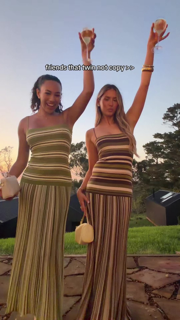 twinning in our striped maxi dresses 🤎💚

#LTKgrwm #LTKdayinmylife #LTKootd