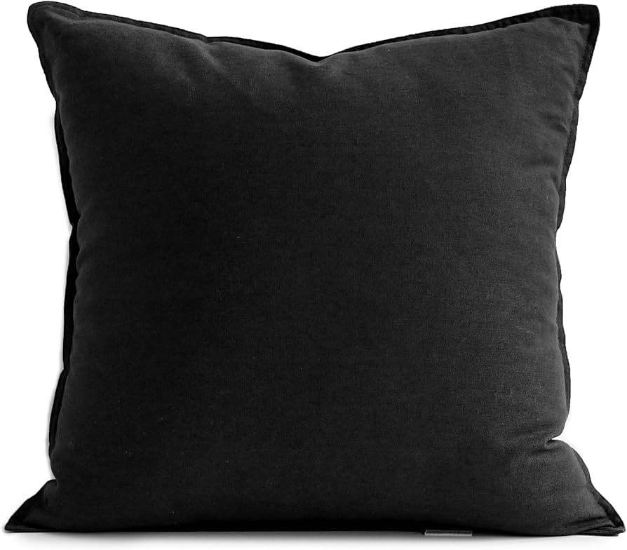 Jeanerlor Decorative Cotton Linen Couch 26"x26" Throw Pillow Case for Sofa Durable Classy, Comfor... | Amazon (US)