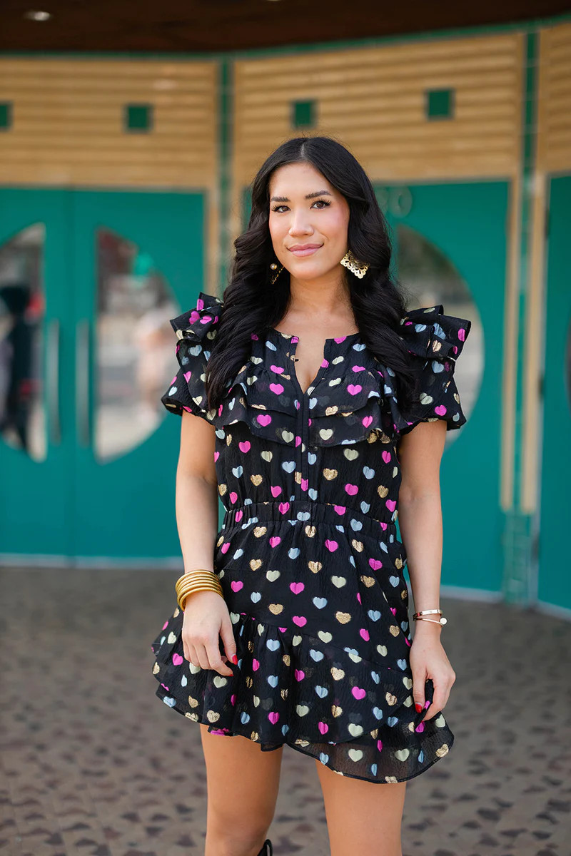 BuddyLove | Norma Ruffle Sleeve Mini Dress | Nobodys Darling | BuddyLove