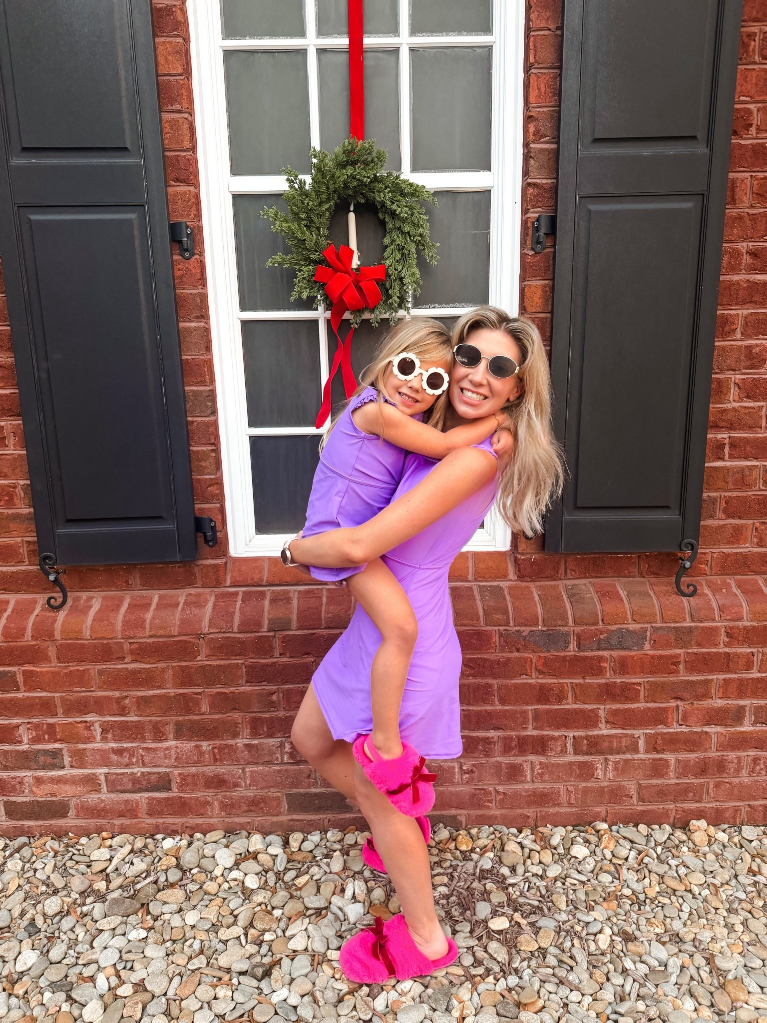 Mommy and me matching Athletic Sleeveless Zip Ruffle Sleeve Active Dresses. I'm wearing an xs and my daughter a 4T 

Click through the official Rufflebutts website for the women's sizing. The women's sizes are not available on Amazon.

Road trip ready 🚗 Matching mommy and me  outfits, Target slippers on repeat. Incoming lots of mommy and me outfits we got for Christmas 🤍

#LTKPetite #LTKmomlife #LTKTravel