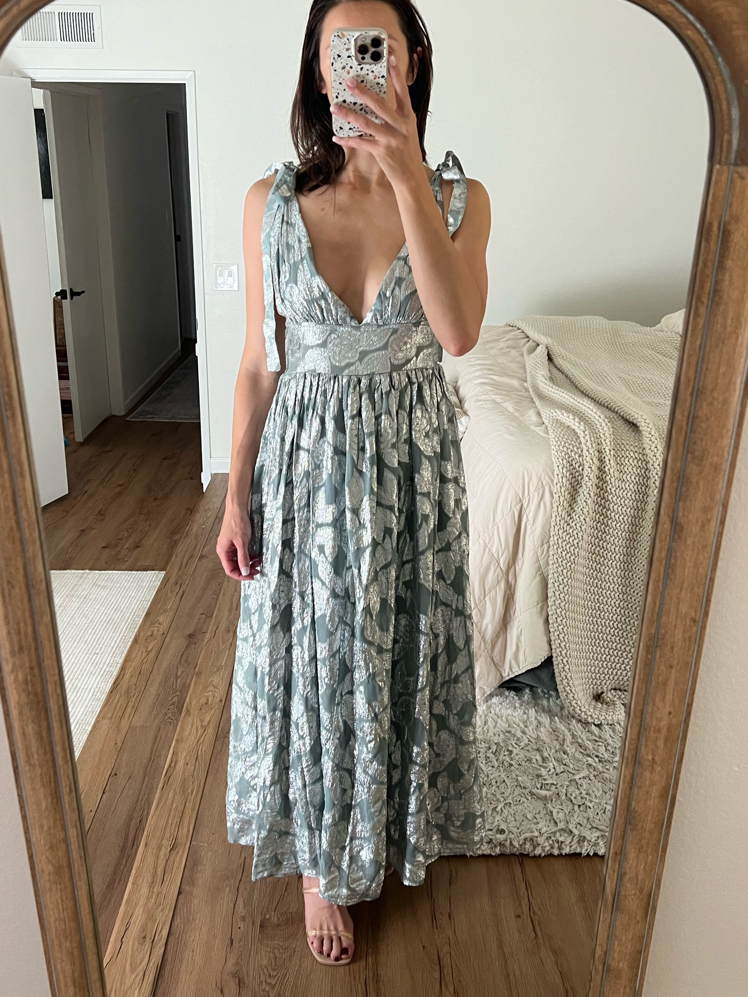 Loving metallic for formal/semi-formal wedding guest dresses 🤍 

#wedding #summer #semiformal #formal #weddingguest 

#LTKSeasonal #LTKWedding #LTKParties