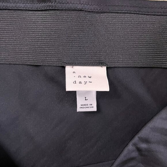 🖤 A New Day Black Satin Midi Skirt (Size L) 🖤 | Poshmark