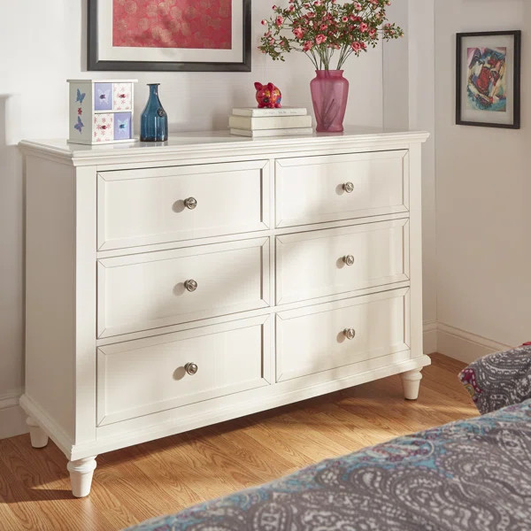 Rae 6 Drawer Double Dresser | Wayfair North America