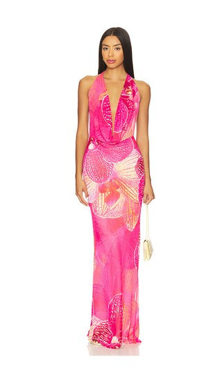 Runaway The Label Lexie Maxi Dress in Pink. Size M. Also in L, XS. | Revolve Clothing (Global)