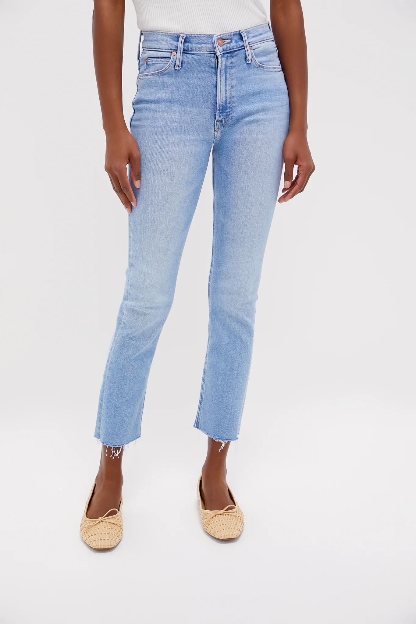 Blessing in Disguise The Mid Rise Dazzler Ankle Fray | Tuckernuck (US)