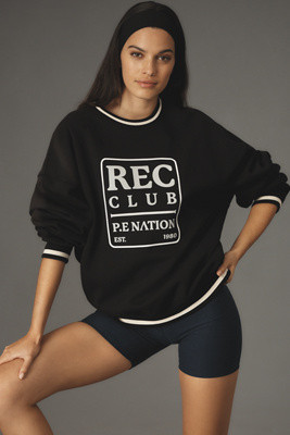 PE Nation Icon Crew-Neck Sweatshirt | Anthropologie (US)