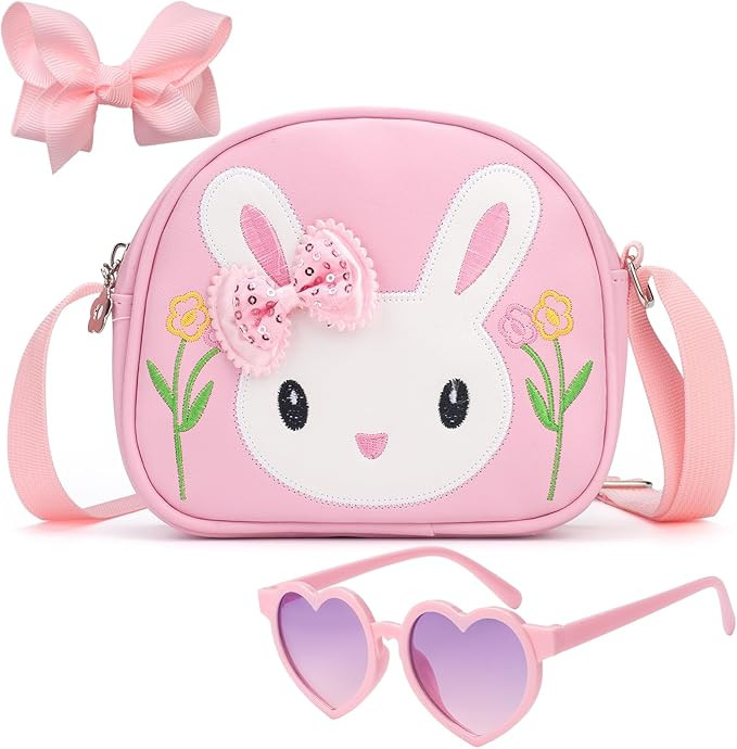Toddler Purse-Small Kids Purse, Girls Bunny Purse, Little Girl Purse-Birthday Gifts Purse for Gir... | Amazon (US)