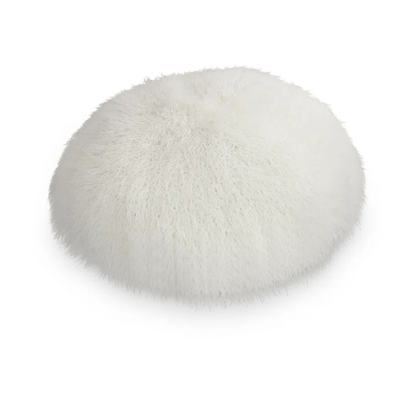 Healy Moroccan Angora Faux Fur Floor Pillow | Wayfair North America